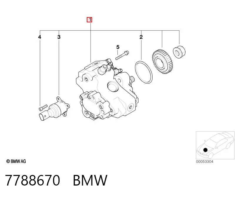  Pompa wtryskowa wysokiego ciśnienia BMW X3 