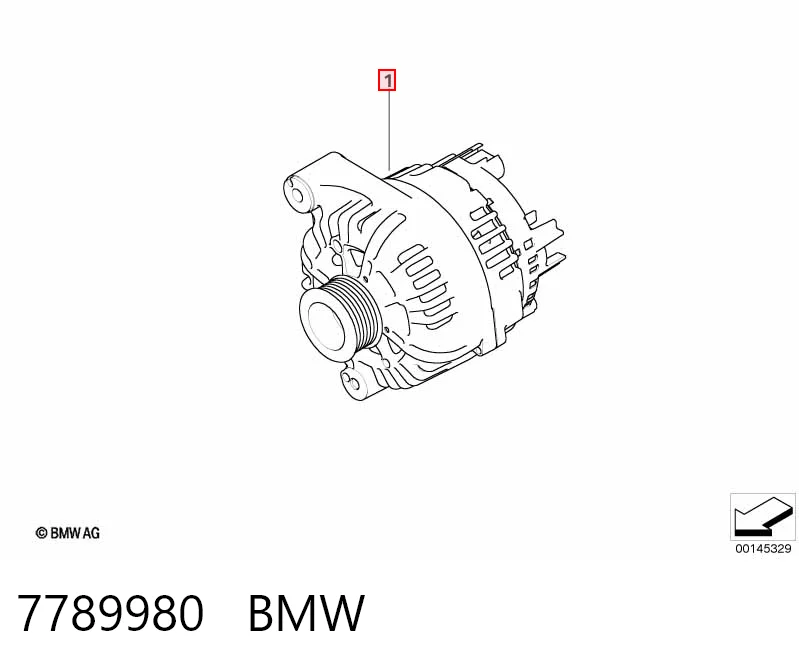7789980 BMW Alternator