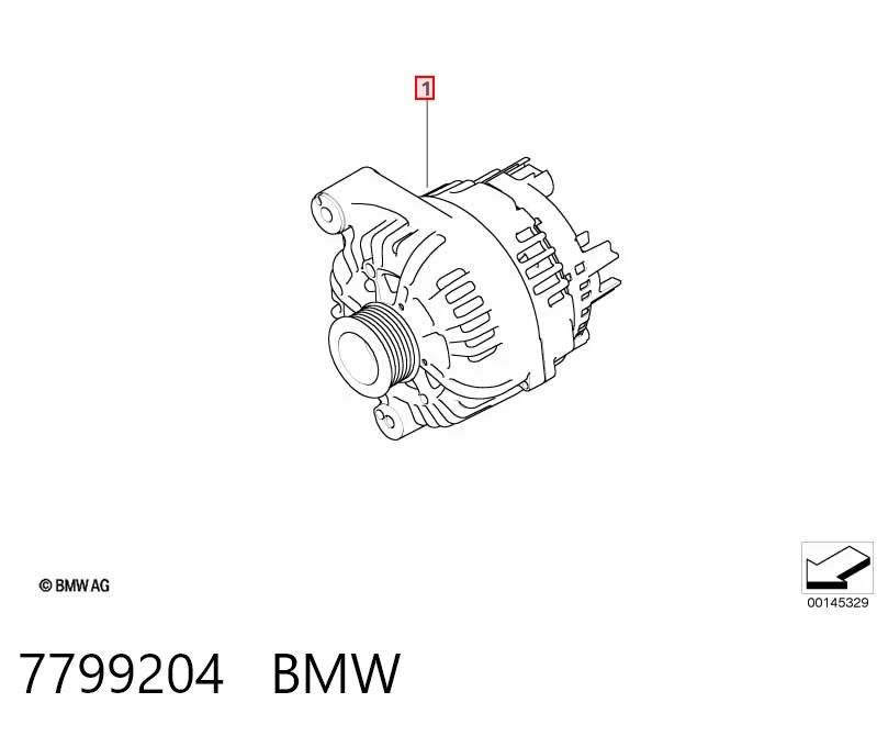 7799204 BMW Alternator