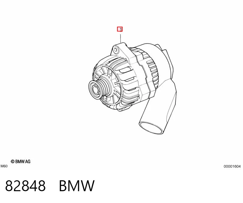 82848 BMW Alternator