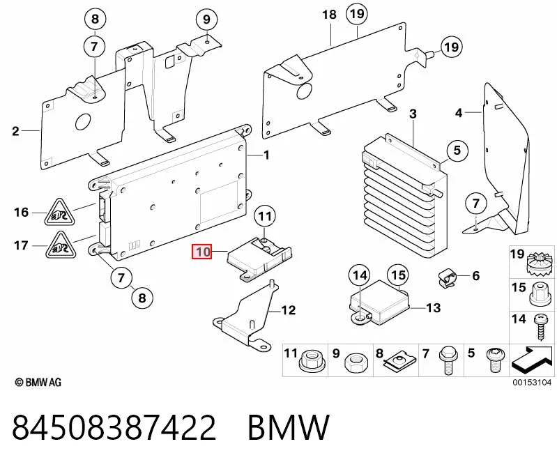 Antena do BMW X5  E70