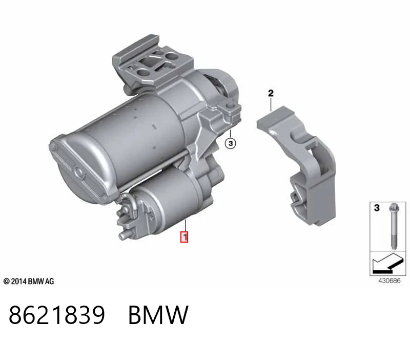 8621839 BMW Rozrusznik