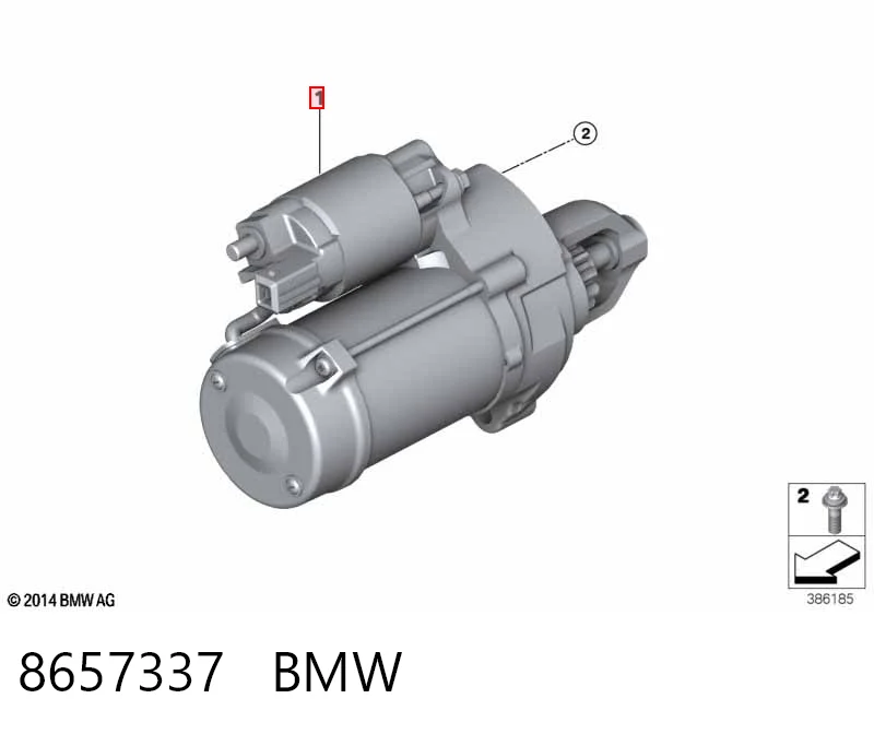 8657337 BMW Rozrusznik