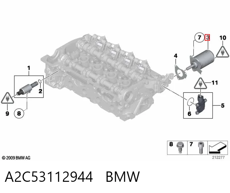 A2C53112944 BMW Regulator faz rozrządu