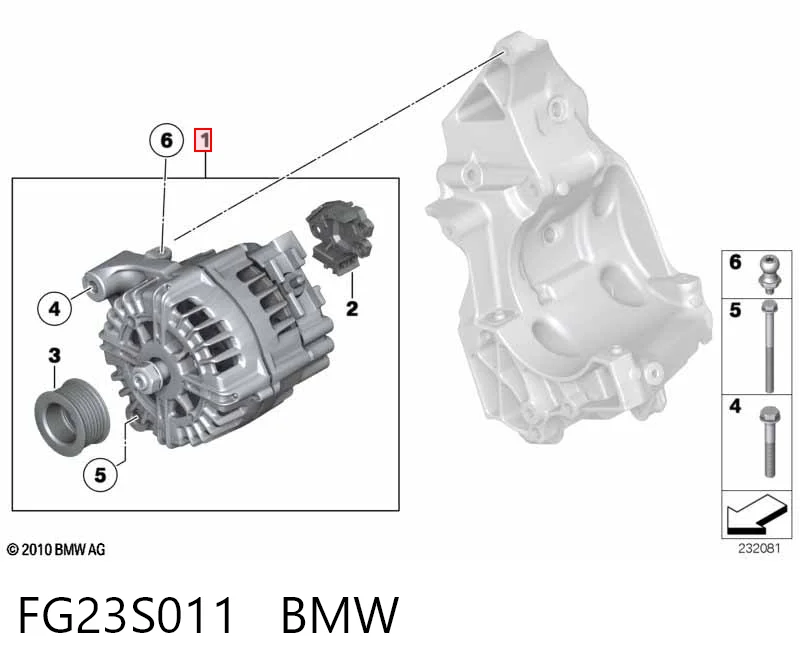 FG23S011 BMW Alternator