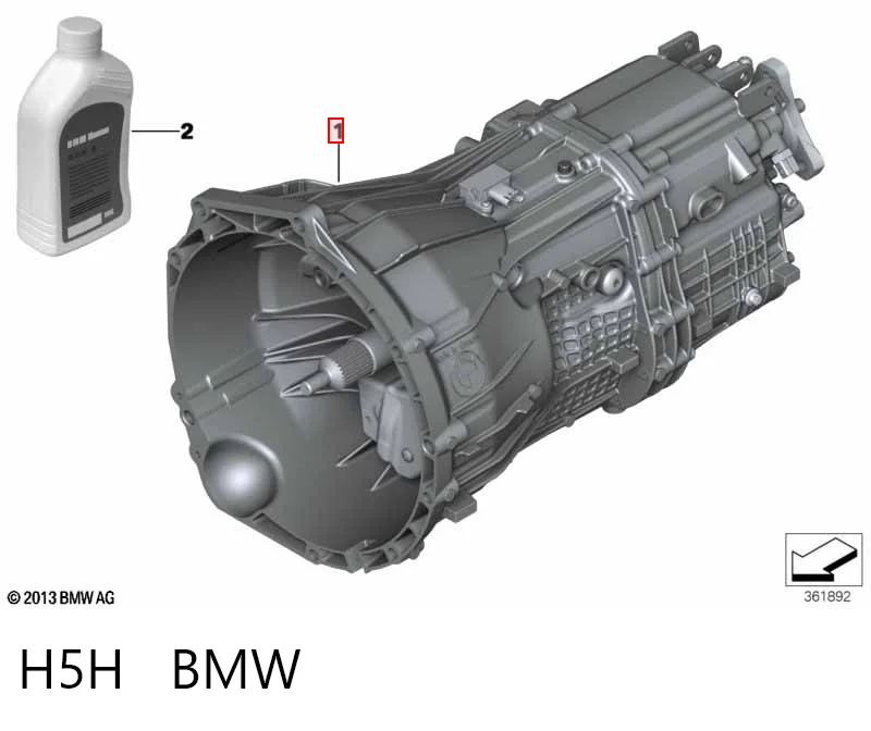 Mechaniczna skrzynia biegów w komplecie do BMW 5  F10