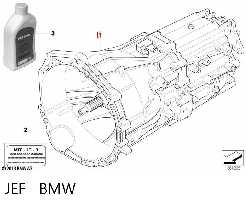 Mechaniczna skrzynia biegów w komplecie BMW X1 SUV (E84) (2009 - 2015) cena, od 596,72 USD