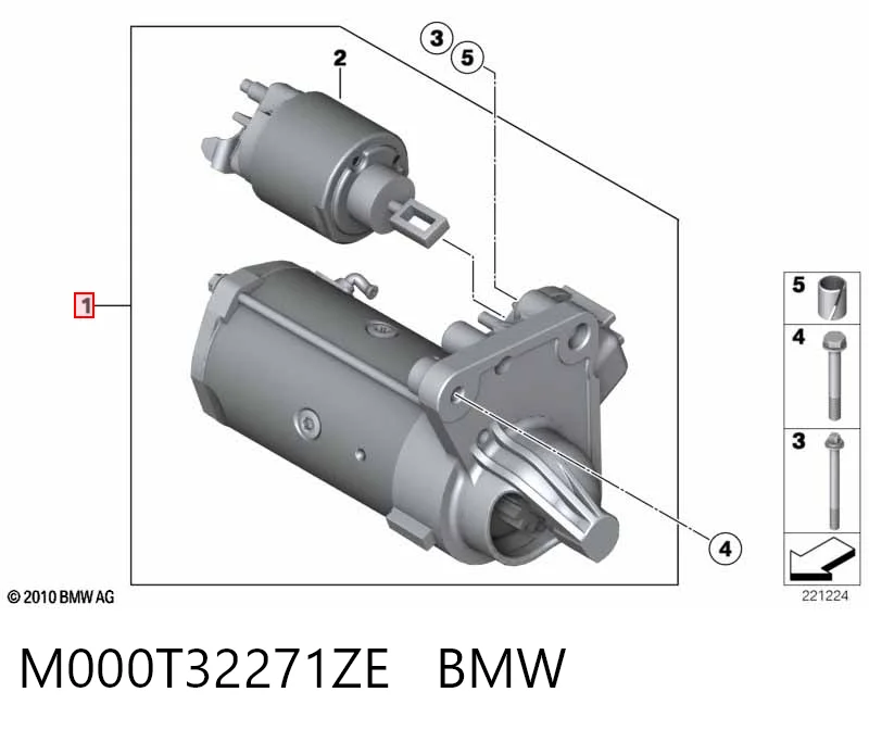 M000T32271ZE BMW Rozrusznik