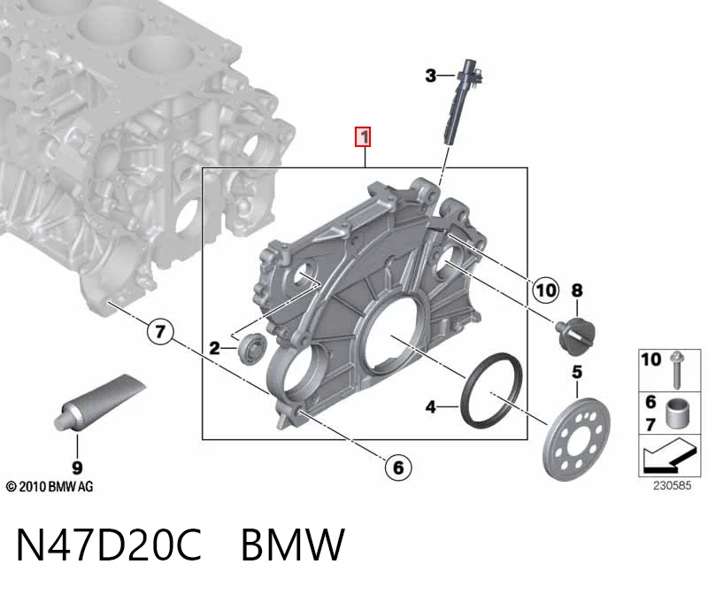 Silnik w komplecie do BMW X1  E84