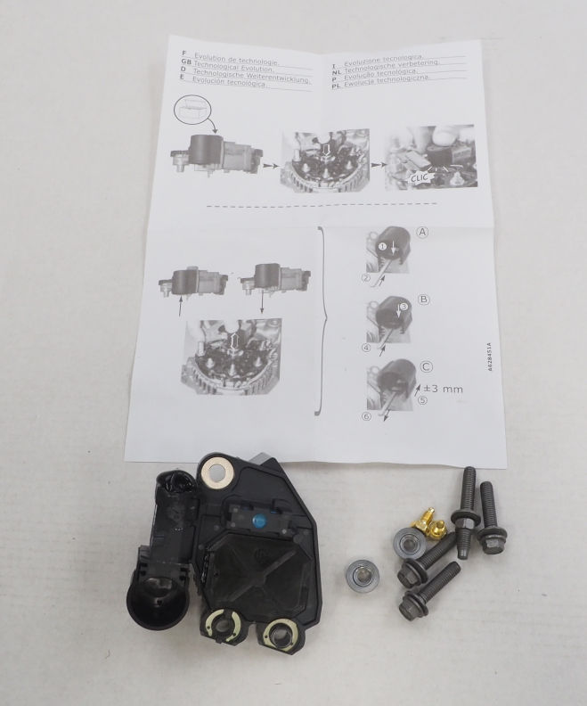 Regulator alternatora (przekaźnik ładowania) do Volkswagen Jetta BU3, BU4