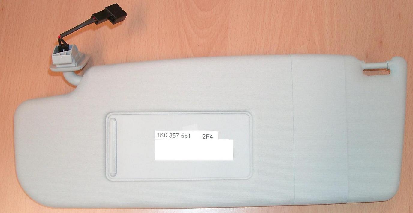 1K08575512F4 VAG Osłona przeciwsłoneczna
