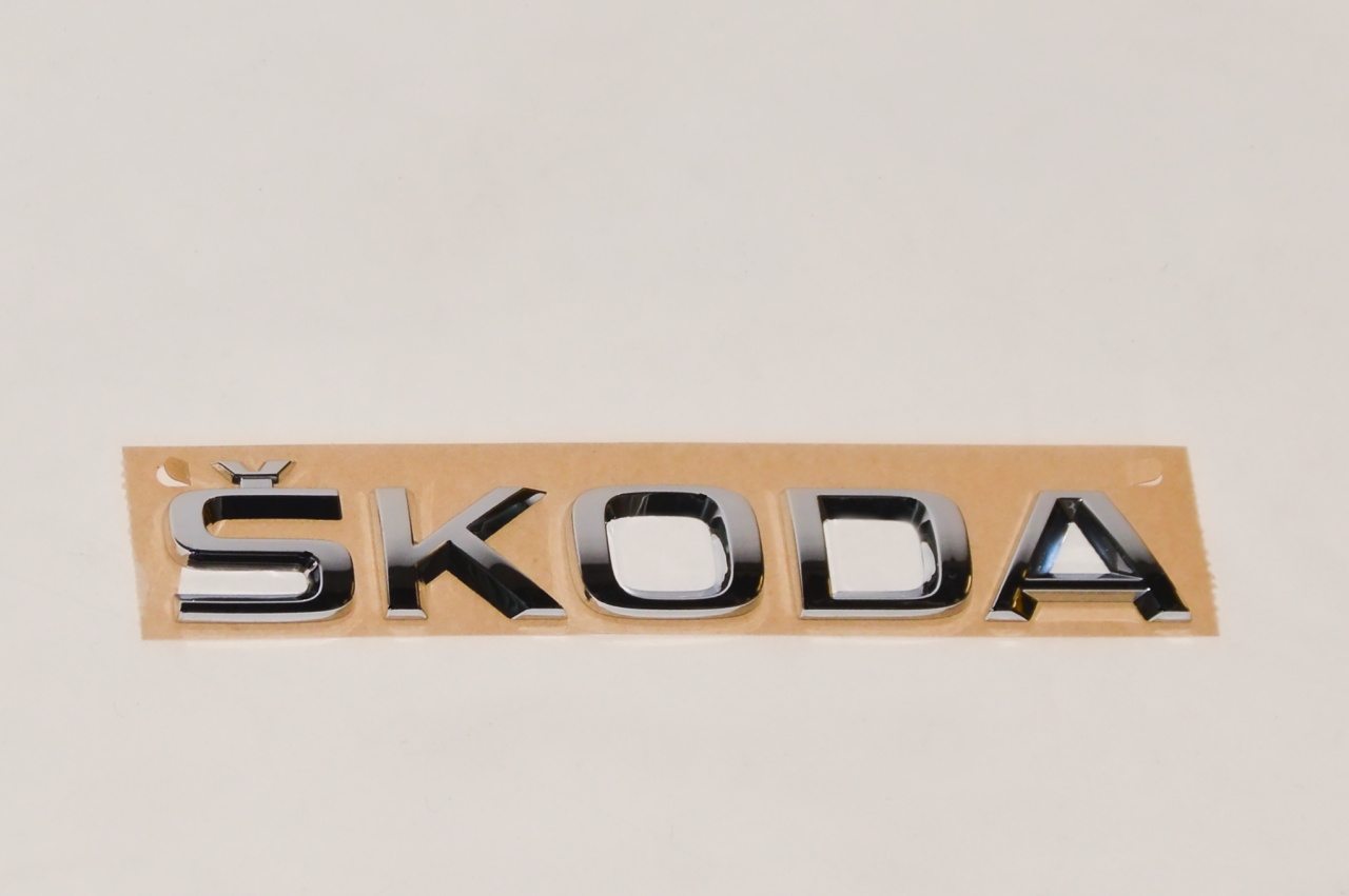 Kupić Emblemat na klapę bagaznika (znaczek firmowy) Skoda Fabia II 5J2, 542, 572, 582 w dobrej cenie