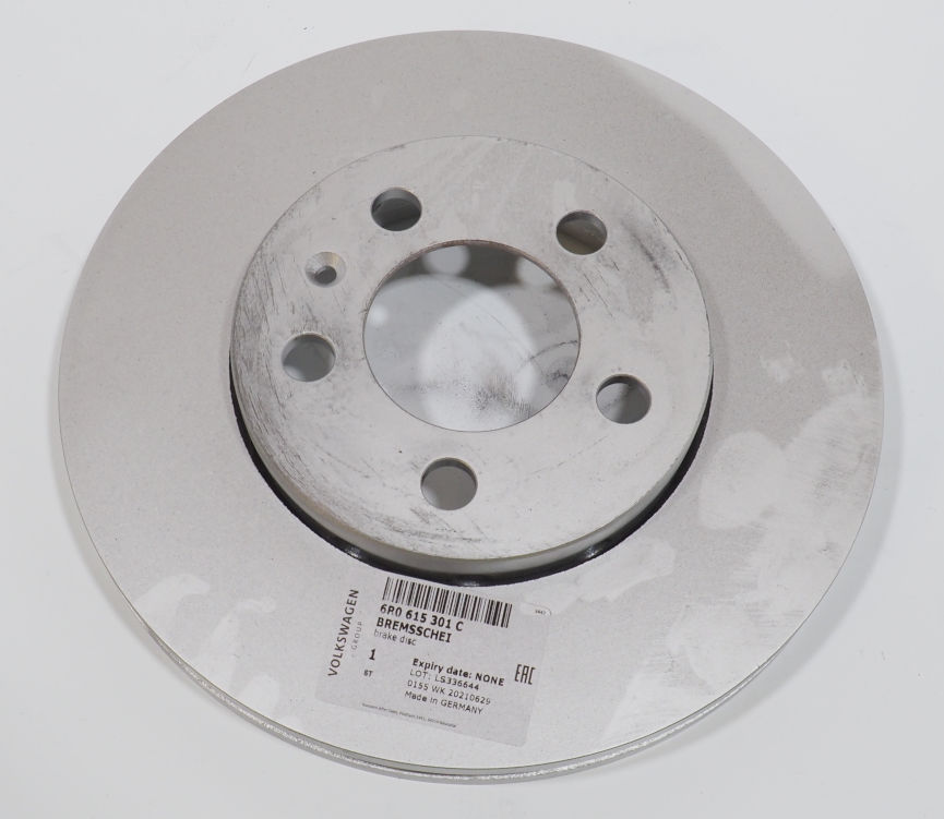 6R0615301C VAG Tarcza hamulcowa przednia